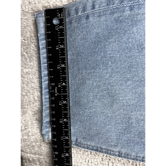 American Eagle Super High-Rise Straight Jeans Womens Size 8 Extra Long Blue - Picture 7 of 9